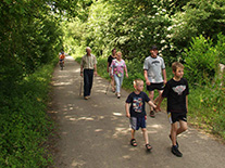 Wandertochten in Duitsland en Luxemburg.